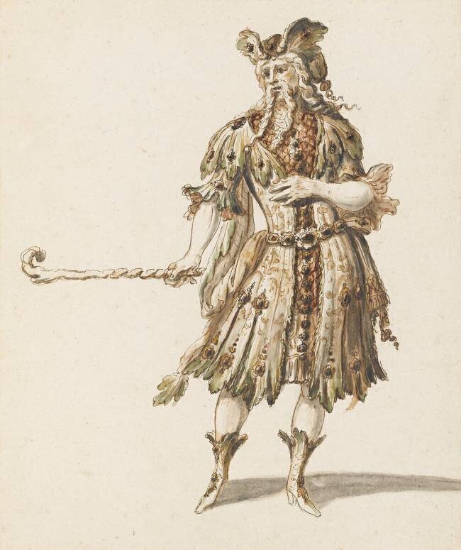 Dessin de costume Jean Berain Père