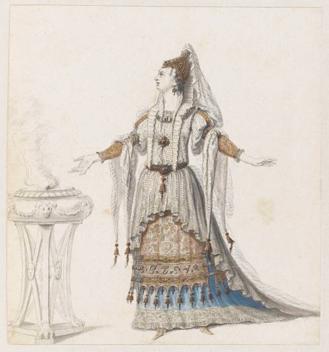 Dessin de costume Jean Berain Père