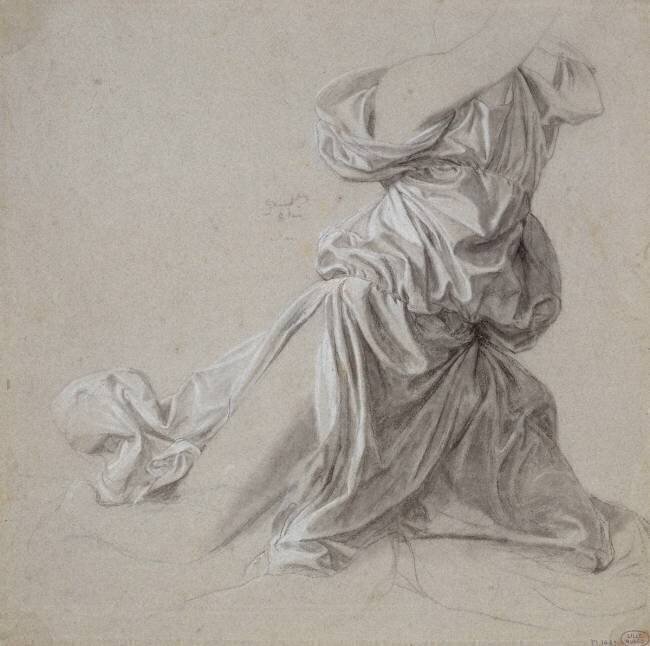 Etude de draperie Jean-Auguste-Dominique Ingres
