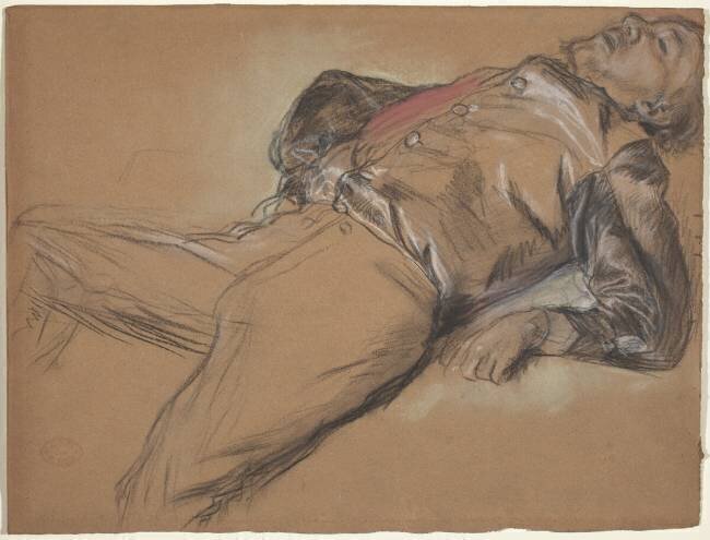 Fallen Jockey Edgar Degas