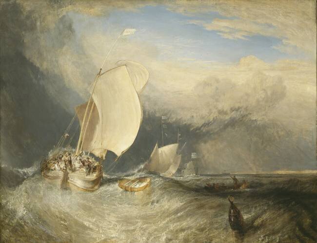 Fishing Boats with Hucksters Bargaining for Fish Joseph Mallord William Turner