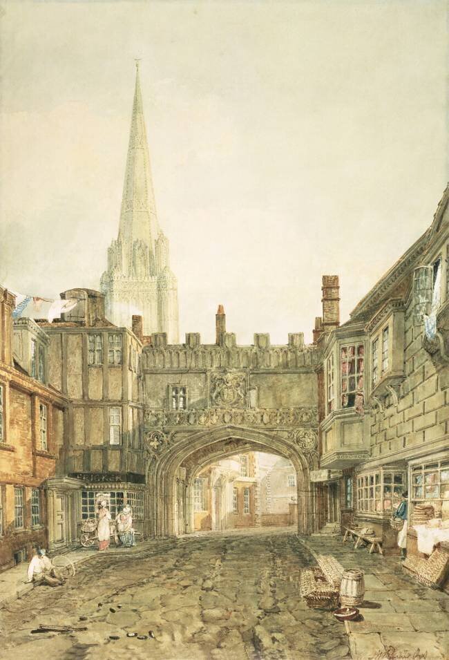 Gateway to the Close, Salisbury  Joseph Mallord William Turner