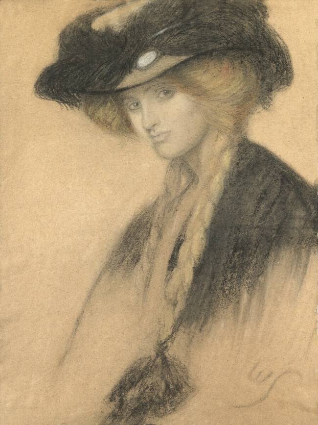 Gertrude - a Study Frederick Sandys