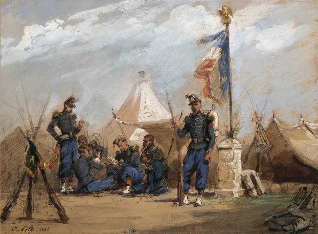 Groupe de chasseurs à pied Isidore Pils