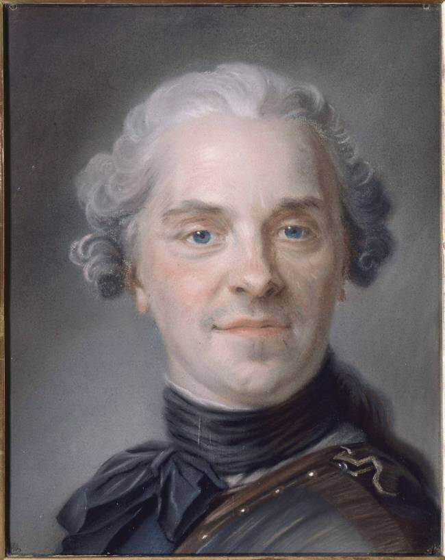 Hermann Maurice, comte de Saxe (1696-1750) Quentin de La Tour