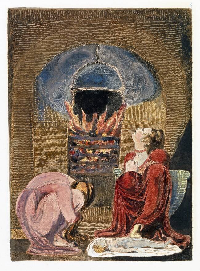 Illustration from 'Europe: a Prophecy' William Blake
