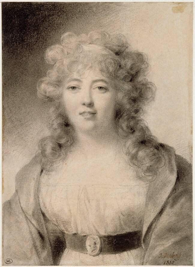 La baronne de Staël à 30 ans Jean-Baptiste Isabey