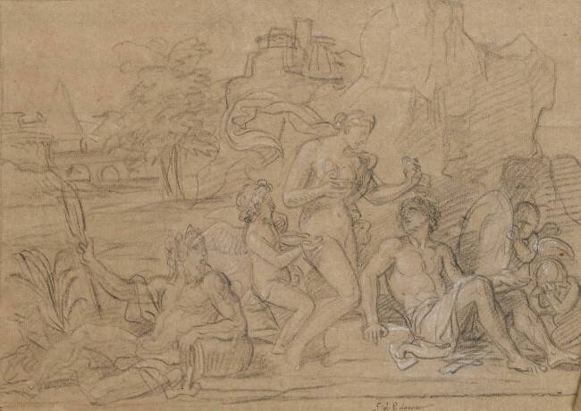 La déification d'Enée Charles Le Brun