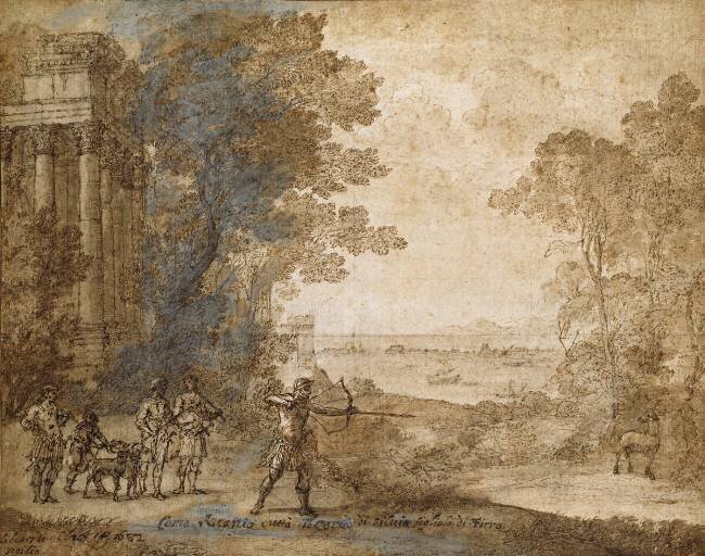 Landscape with Ascanius Shooting the Stag of Sylvia Claude Gellée