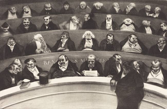 Le Ventre Legislatif Honoré Daumier