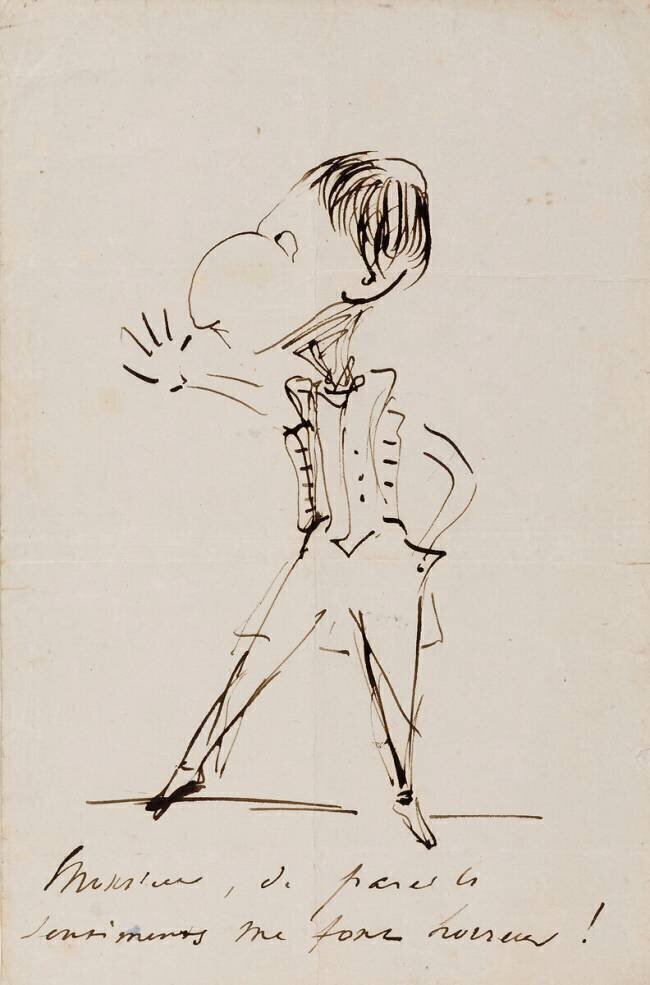 Monsieur, de pareils sentiments me font horreur ! Victor Hugo
