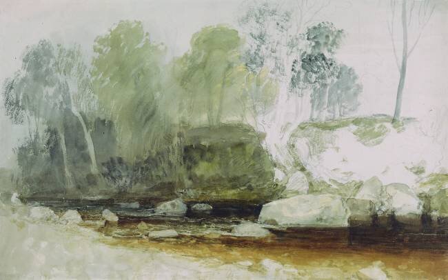 On the Washburn: A Study Joseph Mallord William Turner