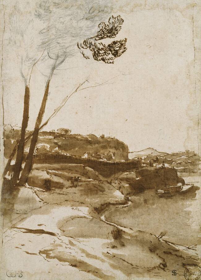 Path along the Tiber Claude Gellée