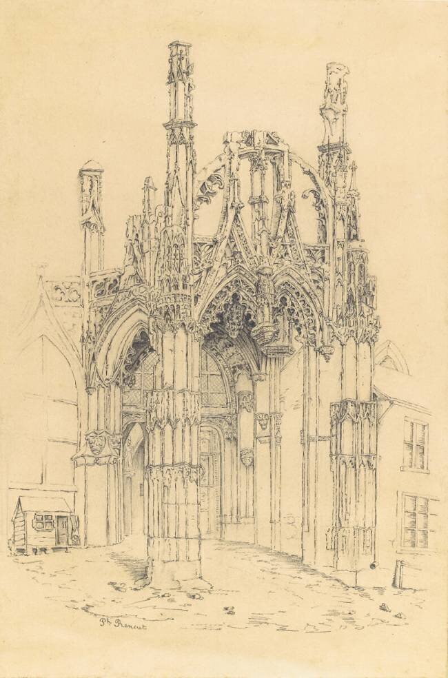 Portail d'une église gothique Philippe Renout