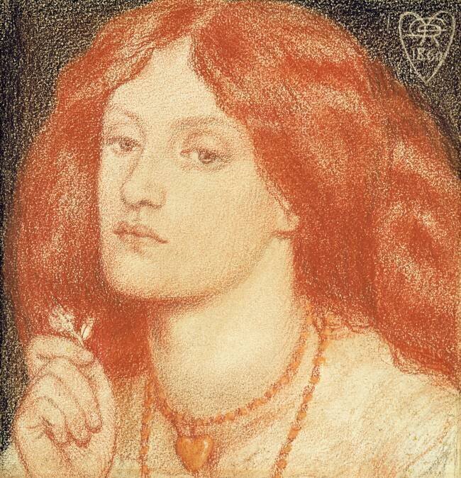 Portrait of Elizabeth Siddal Dante Gabriel Rossetti