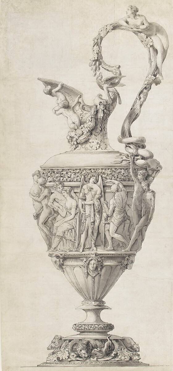 Projet pour l'aiguière du duc de Luynes Adolphe-Victor Geoffroy-Dechaume