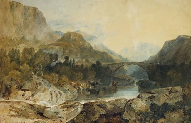 Rosthwaite Bridge Joseph Mallord William Turner