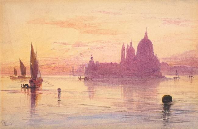 Santa Maria della Salute Edward Lear