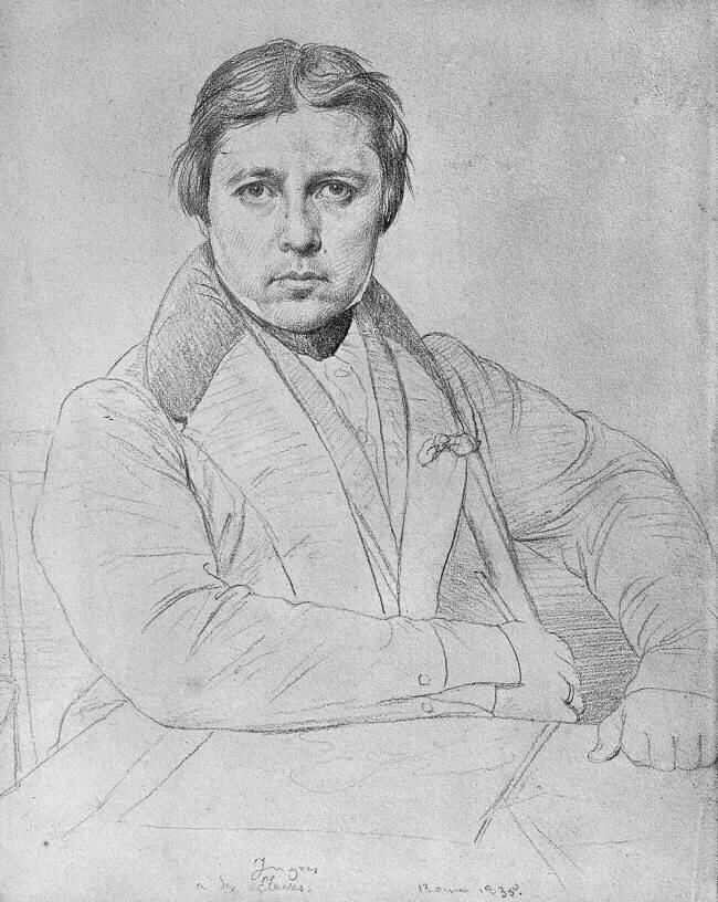 Self Portrait Jean-Auguste-Dominique Ingres