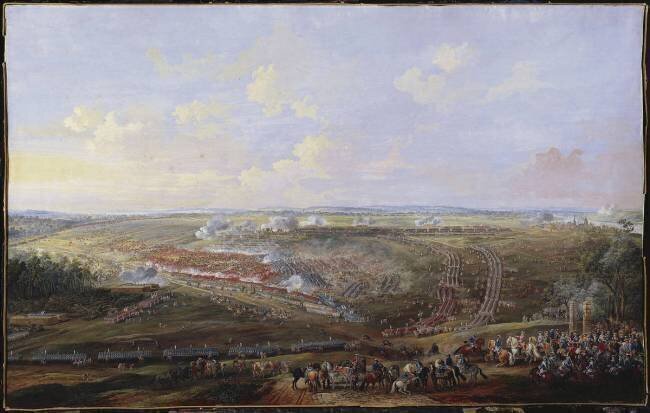 Siège d'Ostende par le lieutenant-général comte de Lowendal du 13 au 23 août 1745 Louis Nicolas van Blarenberghe