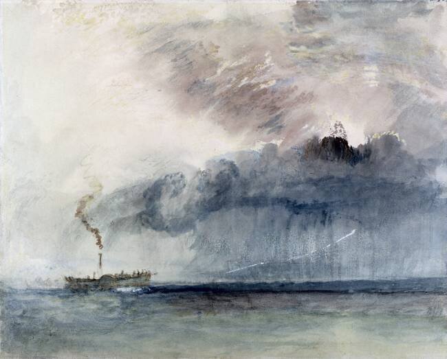 Steamboat in a Storm Joseph Mallord William Turner