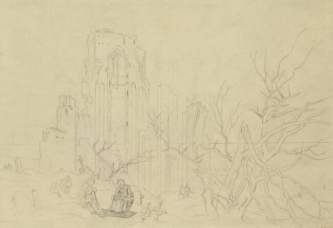 Study for Winter Caspar David Friedrich
