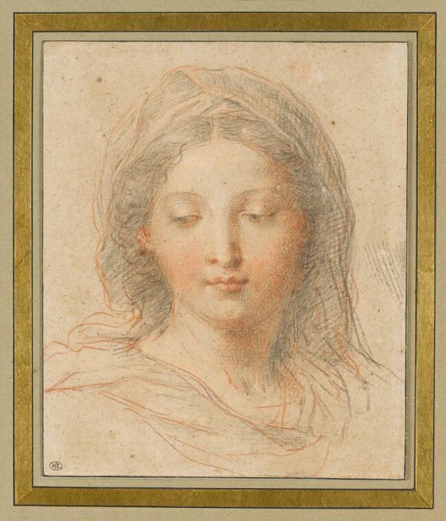 Tête de la Vierge Michel Corneille the Elder
