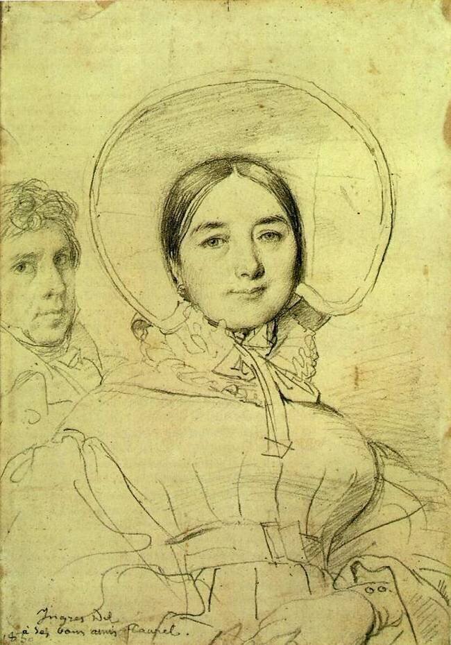 The Artist and His Wife Jean-Auguste-Dominique Ingres