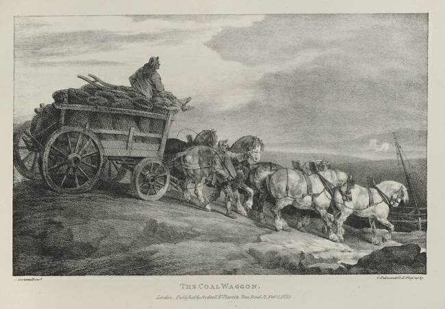 The Coal Waggon Théodore Géricault