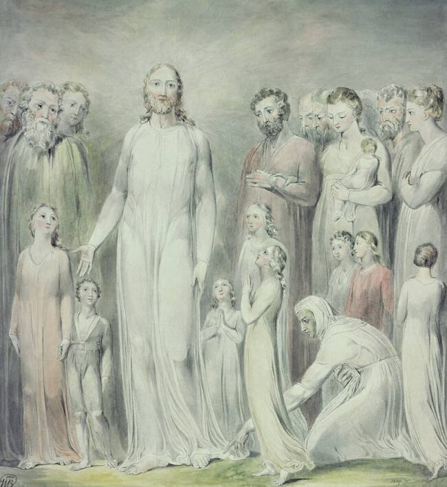 The Healing of the Woman with an Issue of Blood William Blake