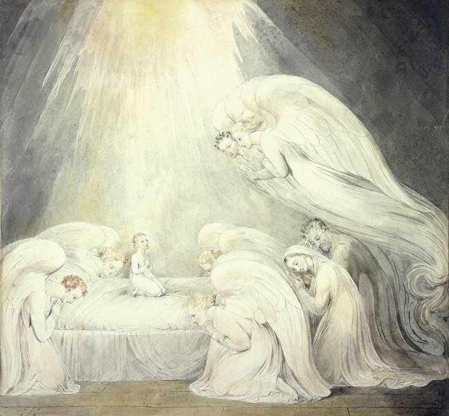 The Infant Jesus Saying His Prayers William Blake