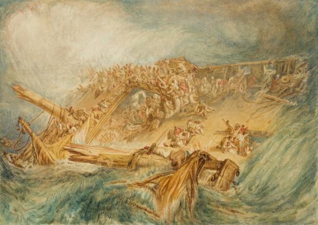 The Loss of an East Indiaman Joseph Mallord William Turner