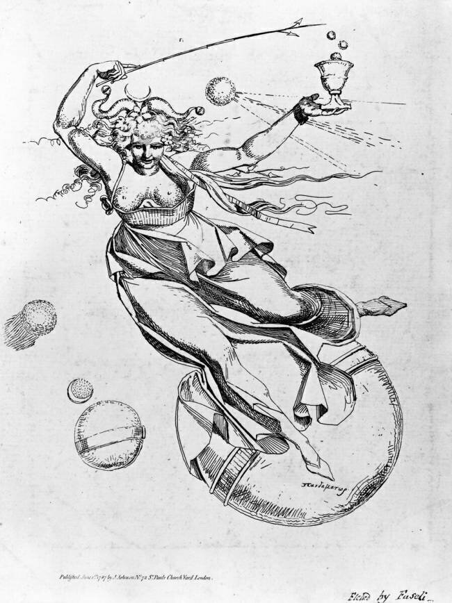The Mighty Mother sails through the air Johann Heinrich Füssli