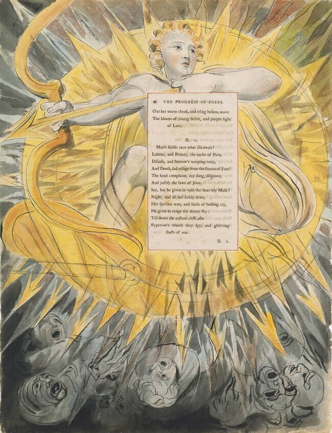 The Progress of Poesy William Blake