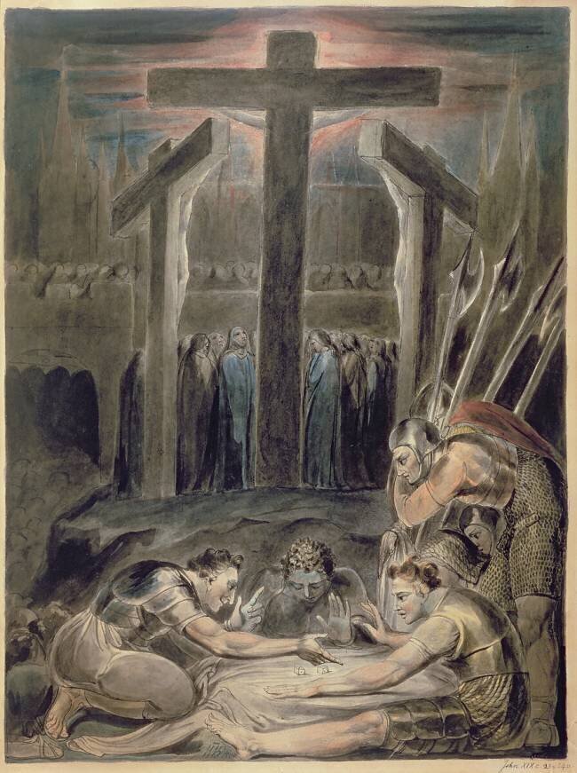 The Soldiers Casting Lots for Christ's Garments William Blake