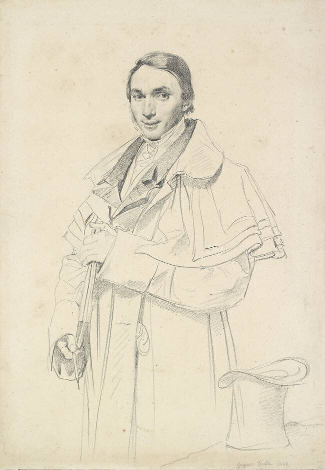 Three-quarter-length Portrait of Jean-Francois-Antoine Forest Jean-Auguste-Dominique Ingres