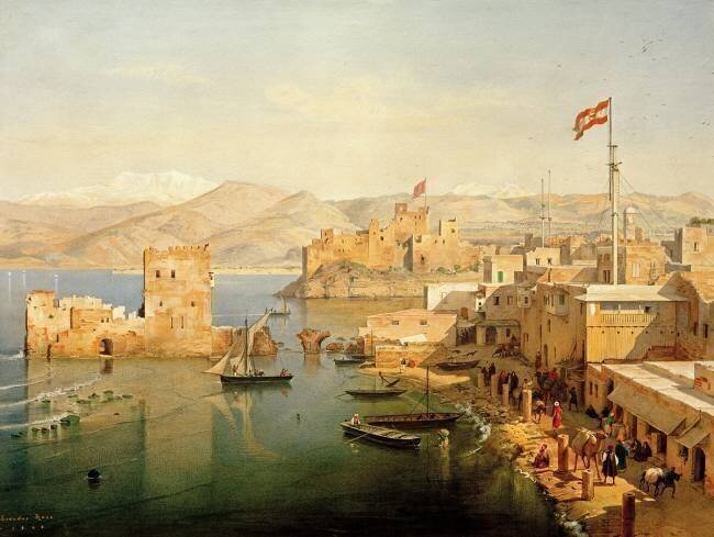 View of Beirut Harbour Leander Russ