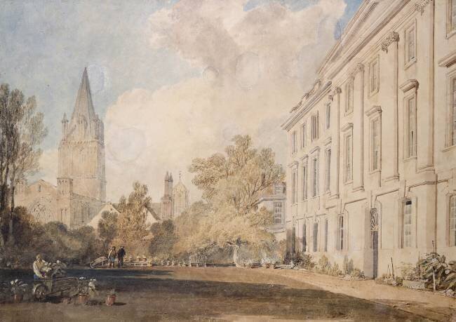View of the Cathedral of Christ Church Joseph Mallord William Turner