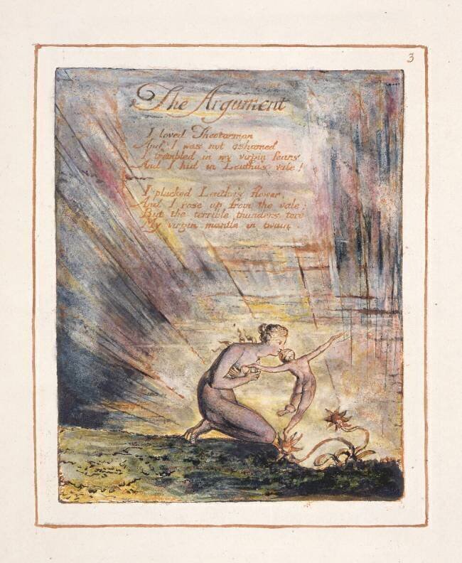 Visions of the Daughters of Albion: 'The Argument' William Blake