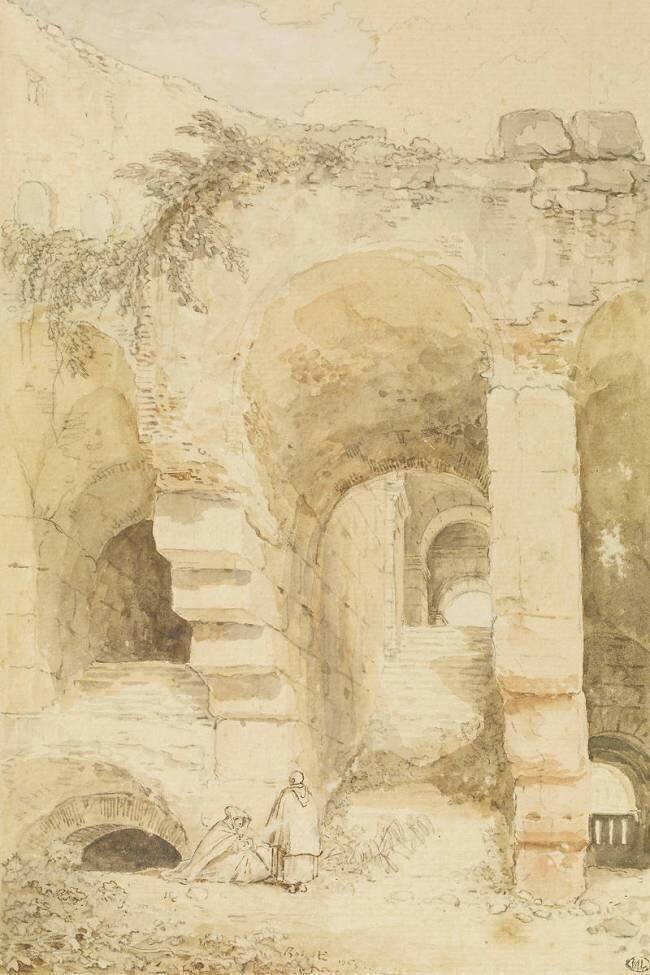 Vomitorium du Colisée Hubert Robert