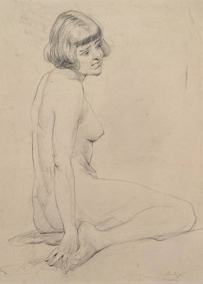 Female nude Albert Williams