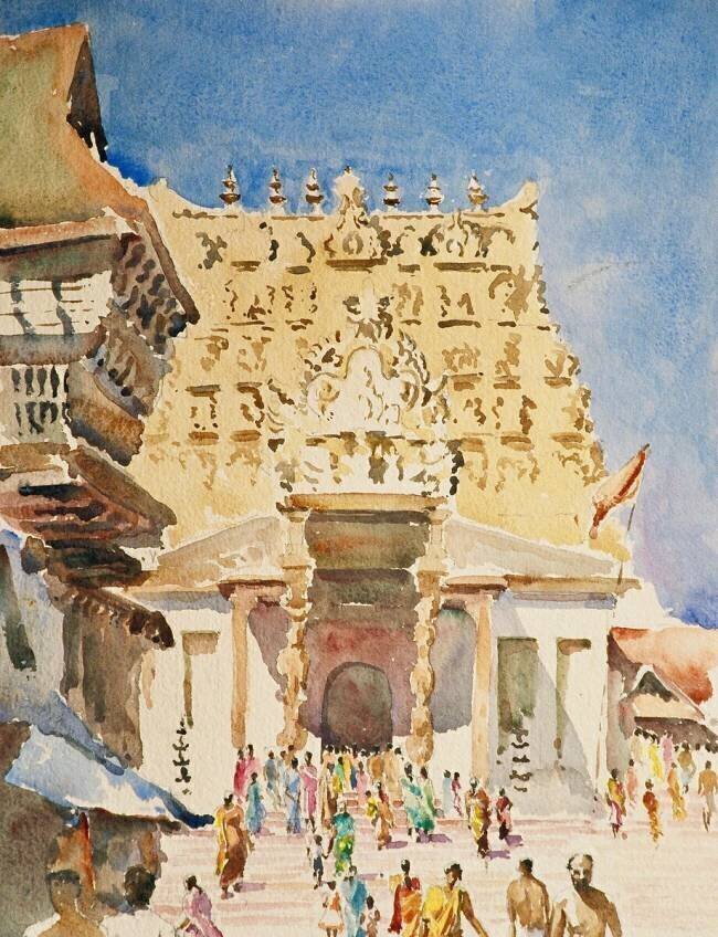 Sri Padmanabhaswamy Temple Wilson Clive