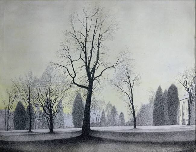 The Park, Trees, 1944 Léon Spilliaert