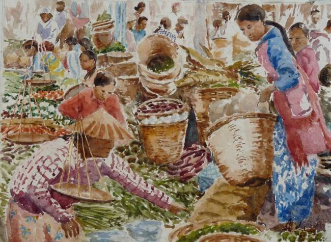 Vegetables, Nampan Market Wilson Clive