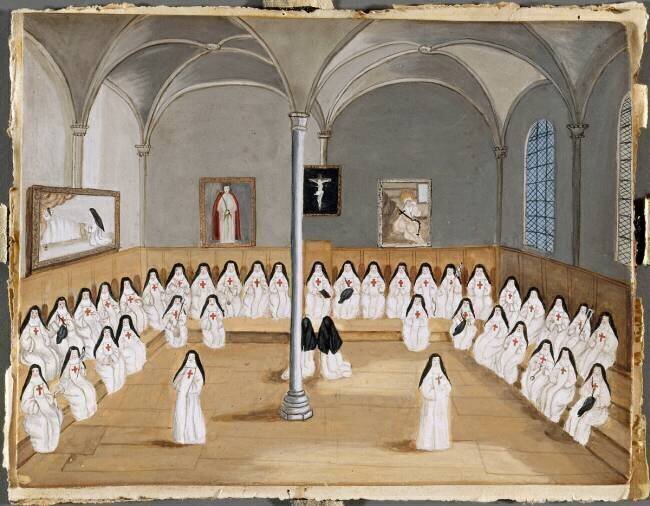 Abbaye de Port-Royal-des-Champs : le chapître des relgieuses anonymous