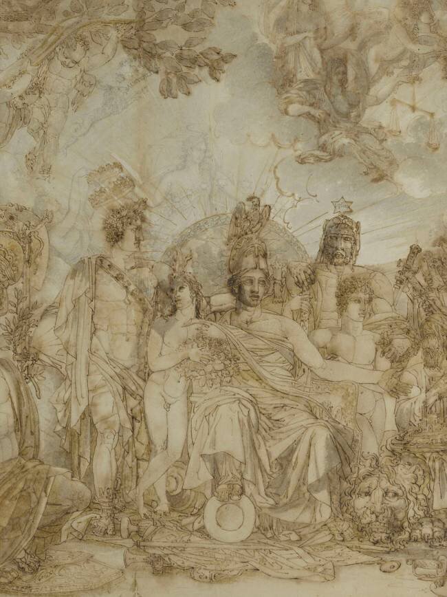 Allégorie "A la Gloire de Napoléon le Grand", 1806 Philippe Auguste Hennequin