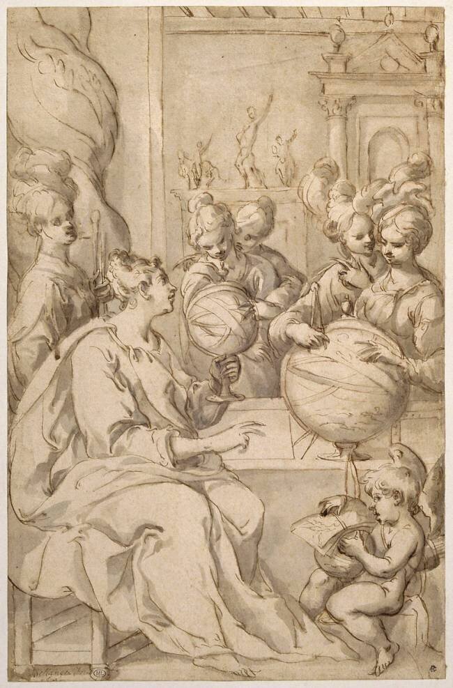 Allégorie de l'Astronomie Georges Lallemant