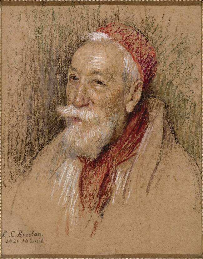 Anatole-François Thibault, dit Anatole France (1844-1924) Marie-Louise-Catherine Breslau