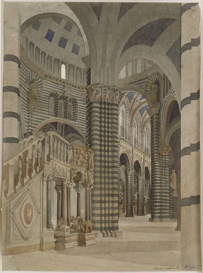 Cathédrale de Sienne, le dôme intérieur Louis Boitte