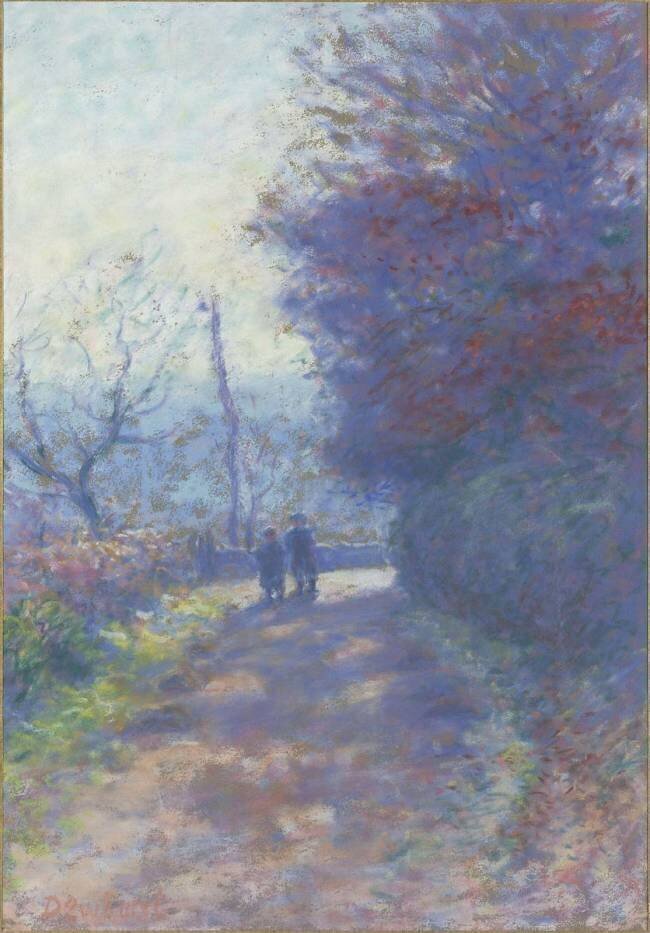 Effet de matin, l'hiver à Crozant (Creuse) Wynford Dewhurst